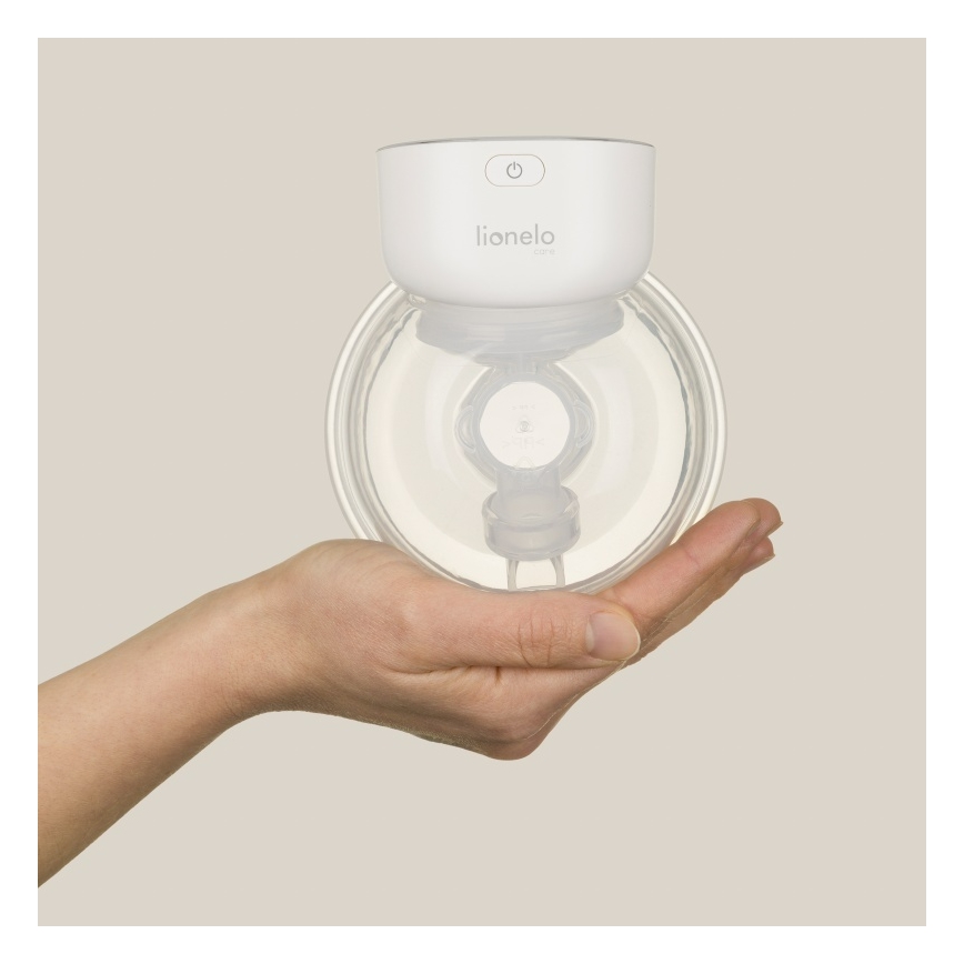 Lionelo - Sacaleches eléctrico recargable para leche materna FIDI FREE SIMPLE 5V 1000 mAh 180 ml
