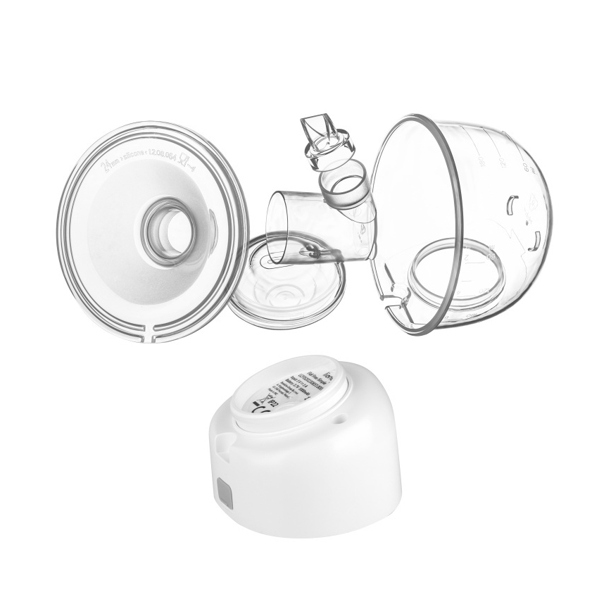 Lionelo - Sacaleches eléctrico recargable para leche materna FIDI FREE SIMPLE 5V 1000 mAh 180 ml