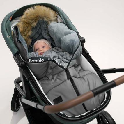 Lionelo - Saco para bebé FRODE Gris Paloma