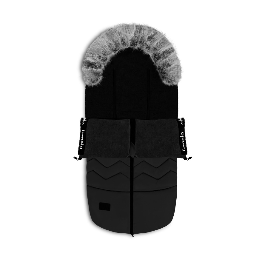 Lionelo - Saco para bebé FRODE Negro Carbono