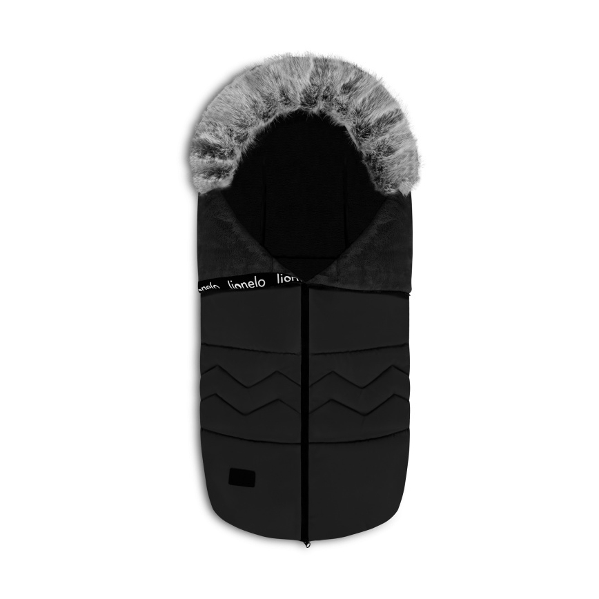 Lionelo - Saco para bebé FRODE Negro Carbono