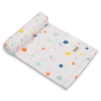 Lionelo - Set de 3 muselinas de bambú BAMBOO SET 70x70 cm Dot