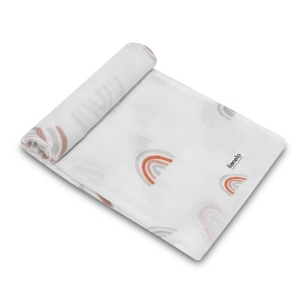 Lionelo - Set de 3 muselinas de bambú BAMBOO SET 70x70 cm Rainbow