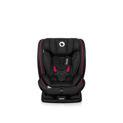 Lionelo - Silla de coche AART i-Size 40-150 cm negra/roja