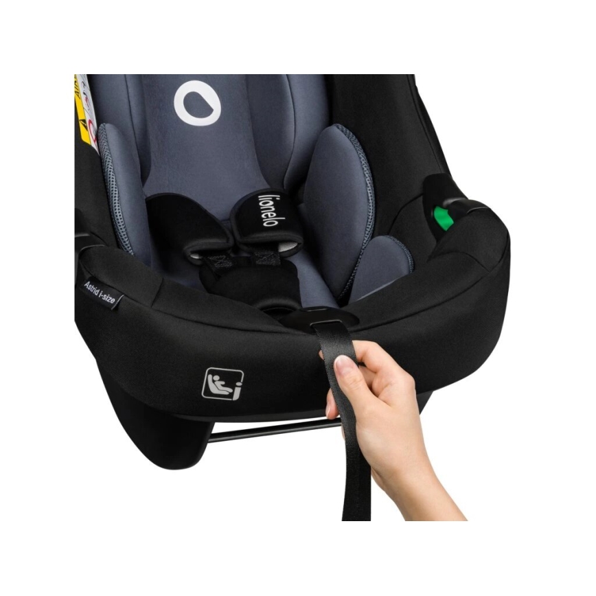 Lionelo - Silla de coche ASTRID i-Size 40-87 cm negra