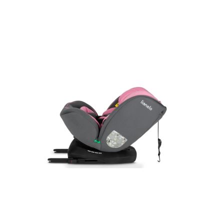 Lionelo - Silla de coche BASTIAAN i-Size 40-150 cm gris/rosa