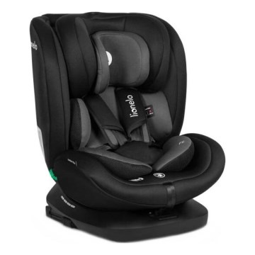 Lionelo - Silla de coche BASTIAAN i-Size 40-150 cm negra/gris