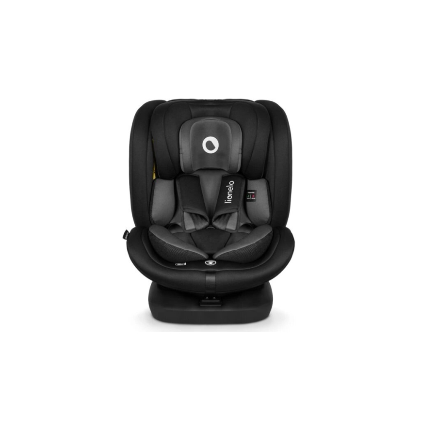 Lionelo - Silla de coche BASTIAAN i-Size 40-150 cm negra/gris