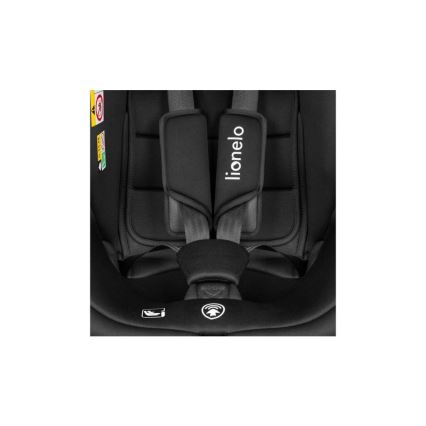 Lionelo - Silla de coche BASTIAAN i-Size 40-150 cm negra/gris