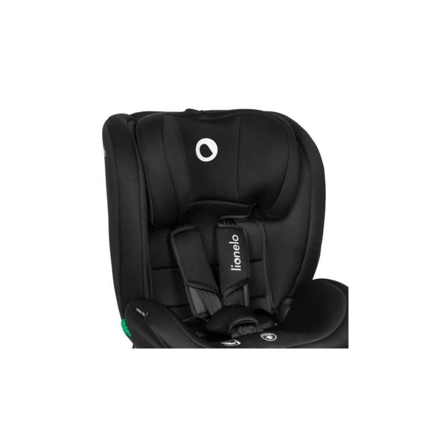 Lionelo - Silla de coche BASTIAAN i-Size 40-150 cm negra/gris