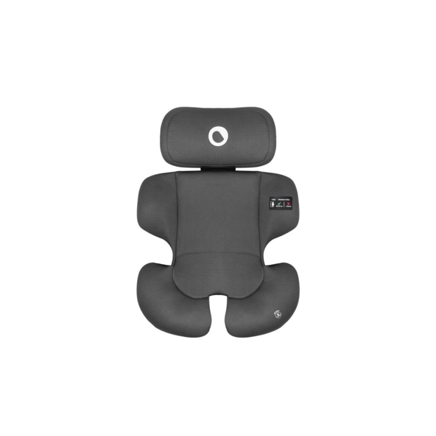 Lionelo - Silla de coche BASTIAAN i-Size 40-150 cm negra/gris