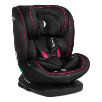 Lionelo - Silla de coche BASTIAAN i-Size 40-150 cm negro/rojo