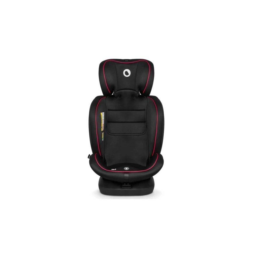 Lionelo - Silla de coche BASTIAAN i-Size 40-150 cm negro/rojo