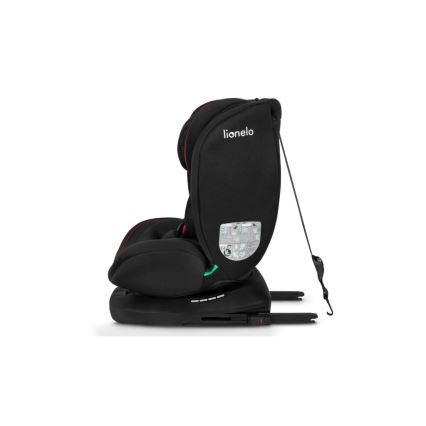 Lionelo - Silla de coche BASTIAAN i-Size 40-150 cm negro/rojo