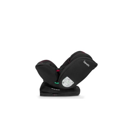 Lionelo - Silla de coche BASTIAAN i-Size 40-150 cm negro/rojo