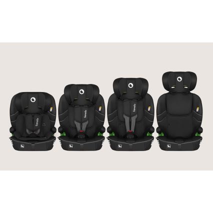 Lionelo - Silla de coche BILLY i-Size 76-150 cm Negro carbón