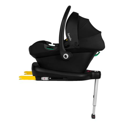 Lionelo - Silla de coche con base ASTRID SET i-Size 40-87 cm Negro Gris