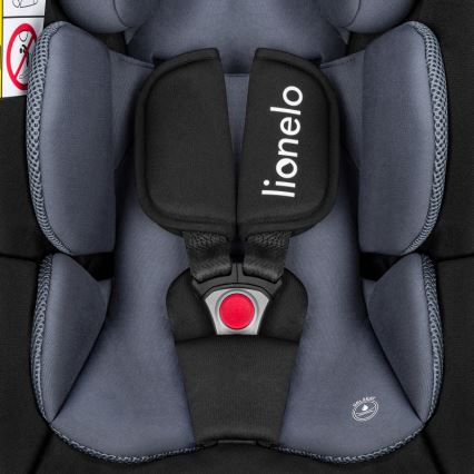 Lionelo - Silla de coche con base ASTRID SET i-Size 40-87 cm Negro Gris
