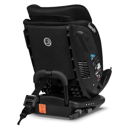 Lionelo - Silla de coche con base giratoria BASTIAAN i-Size 40-150 cm Negro Carbono