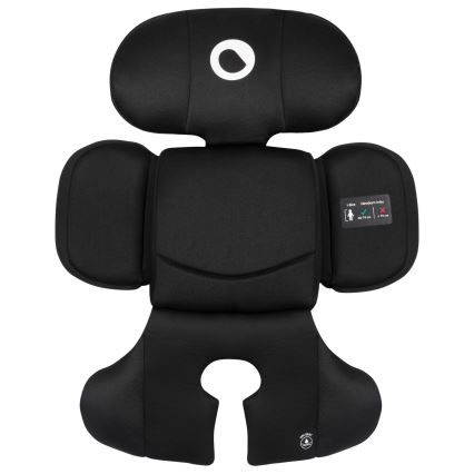 Lionelo - Silla de coche con base giratoria BASTIAAN i-Size 40-150 cm Negro Carbono