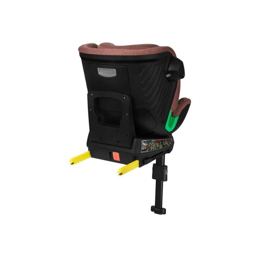 Lionelo - Silla de coche con base giratoria HARMONY i-Size 40-150 cm color ladrillo