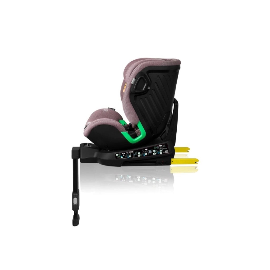 Lionelo - Silla de coche con base giratoria HARMONY i-Size 40-150 cm rosa