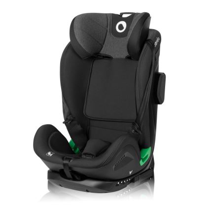 Lionelo - Silla de coche con base giratoria HARPER i-Size 76-150 cm Negro Carbono