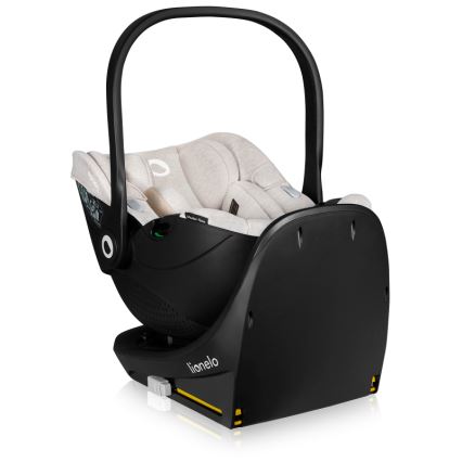 Lionelo - Silla de coche con base giratoria MOXIE SET i-Size 40-87 cm beige arena