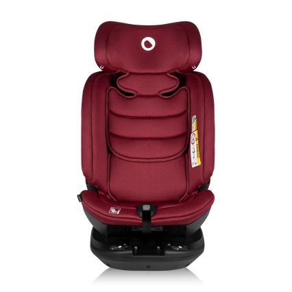 Lionelo - Silla de coche giratoria con base BASTIAAN i-Size 40-150 cm Burdeos