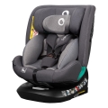 Lionelo - Silla de coche giratoria con base BASTIAAN ONE i-Size 40-150 cm Gris Stone