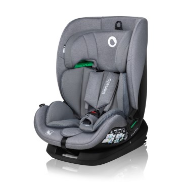 Lionelo - Silla de coche giratoria con base LAVENDER i-Size 76-150 cm Grey Stone