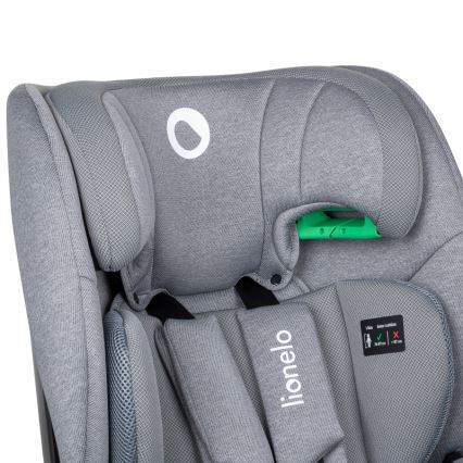 Lionelo - Silla de coche giratoria con base LAVENDER i-Size 76-150 cm Grey Stone