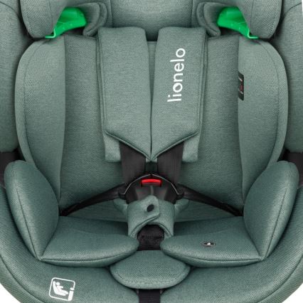 Lionelo - Silla de coche con base giratoria LAVENDER i-Size 76-150 cm Verde Pistacho