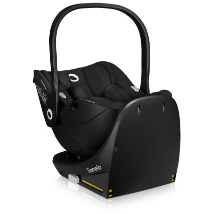 Lionelo - Silla de coche giratoria con base MOXIE SET i-Size 40-87 cm Black Carbon