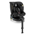 Lionelo - Silla de coche giratoria con base NAVY i-Size 40-150 cm negra
