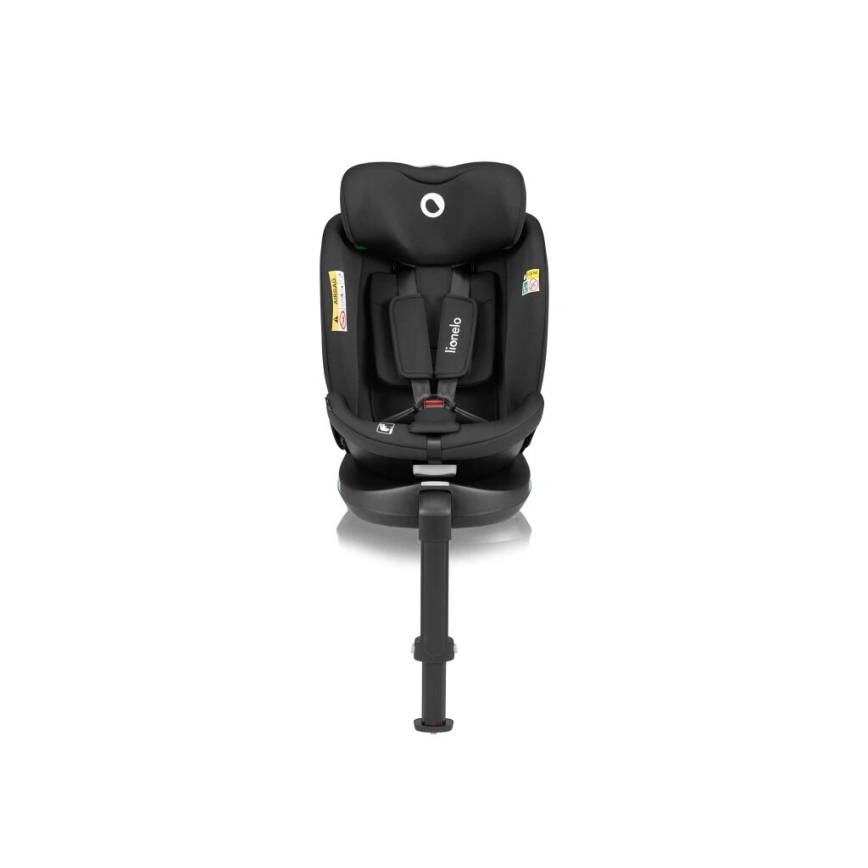 Lionelo - Silla de coche giratoria con base NAVY i-Size 40-150 cm negra