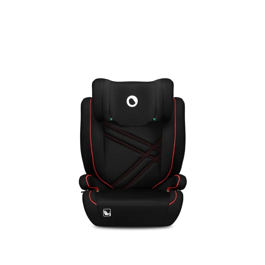 Lionelo - Silla de coche HUGO i-Size 100-150 cm negra/roja