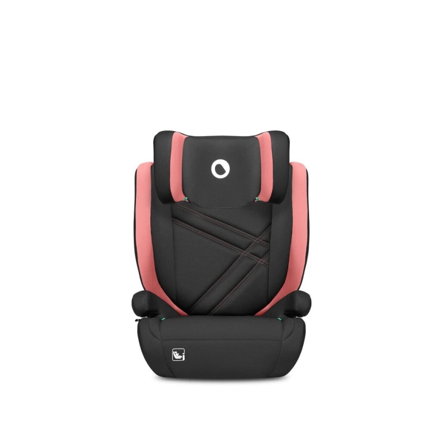 Lionelo - Silla de coche HUGO i-Size 100-150 cm negro/rosa