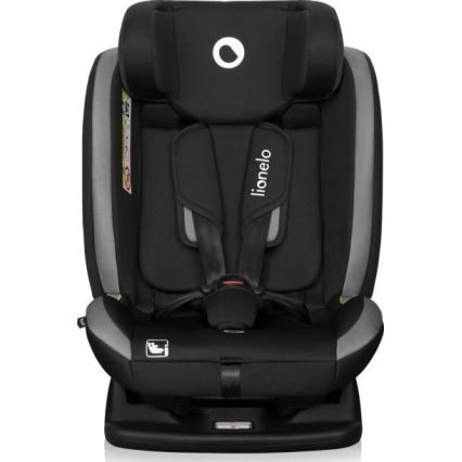 Lionelo - Silla de coche infantil AART i-Size 40-150 cm negro/gris