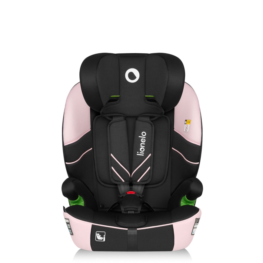 Lionelo - Silla de coche LEVI FIX i-Size 76-150 cm Rosa bebé