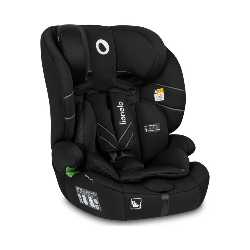 Lionelo - Silla de coche LEVI ONE i-Size 76-150 cm negra
