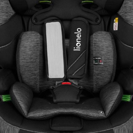 Lionelo - Silla de coche LEVI ONE i-Size 76-150 cm negra