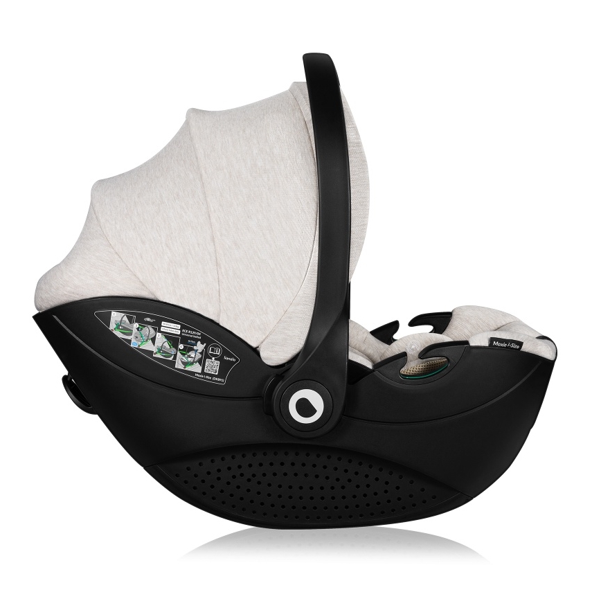 Lionelo - Silla de coche MOXIE i-Size 40-87 cm Beige Arena