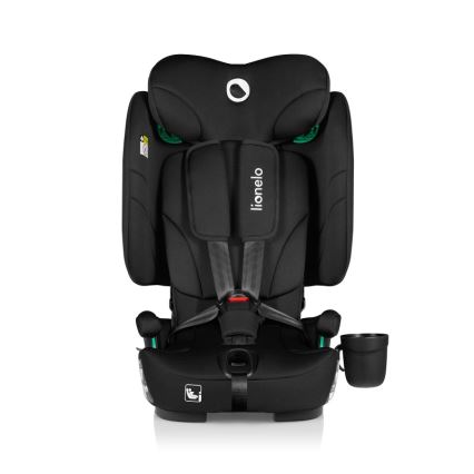 Lionelo - Silla de coche plegable NELLY i-Size 76-150 cm Negro Carbono