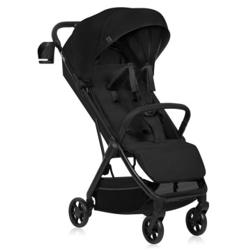 Lionelo - Silla de paseo deportiva JULIE AIR Negro Ónix