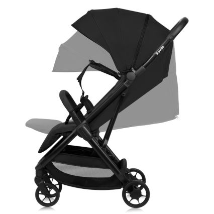 Lionelo - Silla de paseo deportiva JULIE AIR Negro Ónix