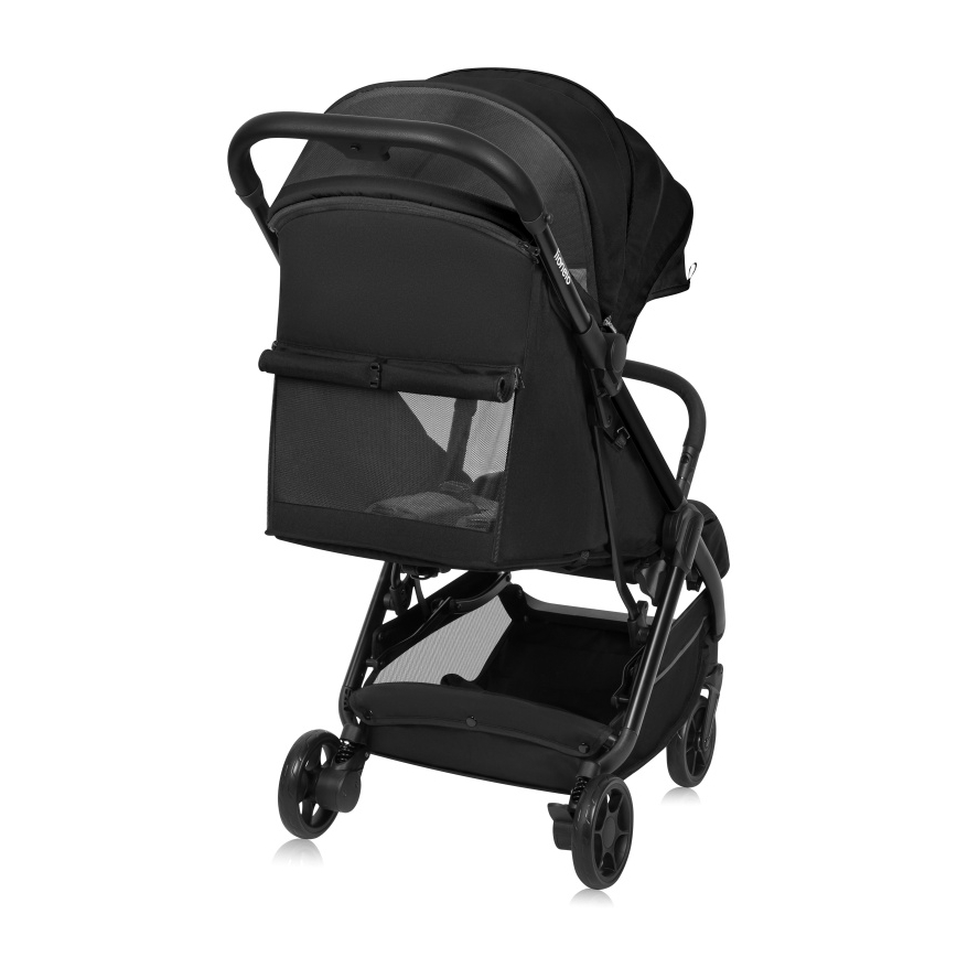 Lionelo - Silla de paseo deportiva JULIE AIR Negro Ónix