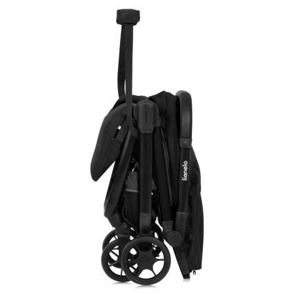 Lionelo - Silla de paseo deportiva JULIE AIR Negro Ónix
