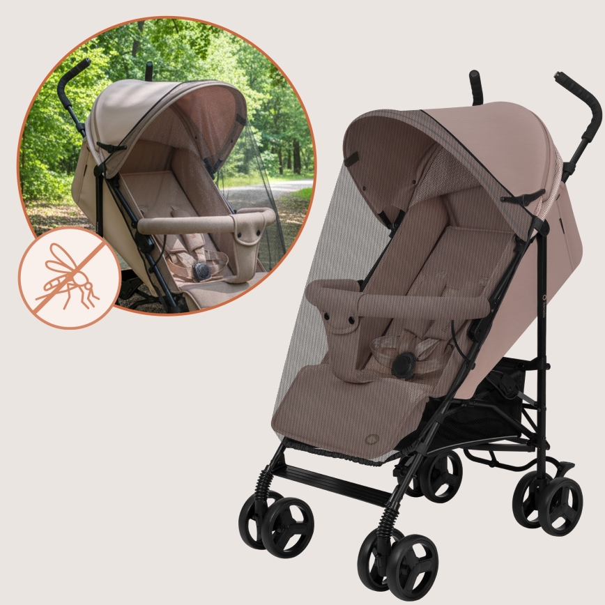 Lionelo - Silla de paseo tipo paraguas ELIA Beige Taupe