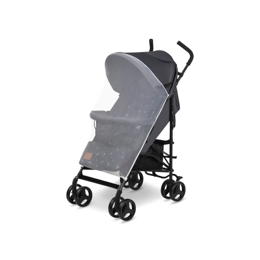Lionelo - Silla de paseo tipo paraguas ELIA, gris oscuro
